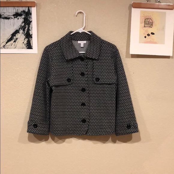 Charter Club Jackets & Blazers - {Charter Club} -Size M- Black and White jacket